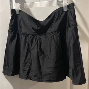 Shapermint Black Swim Skirt